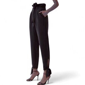 Reformation Avalon Pant NWT Size 6 Black Tencel Flowy Comfortable Romantic